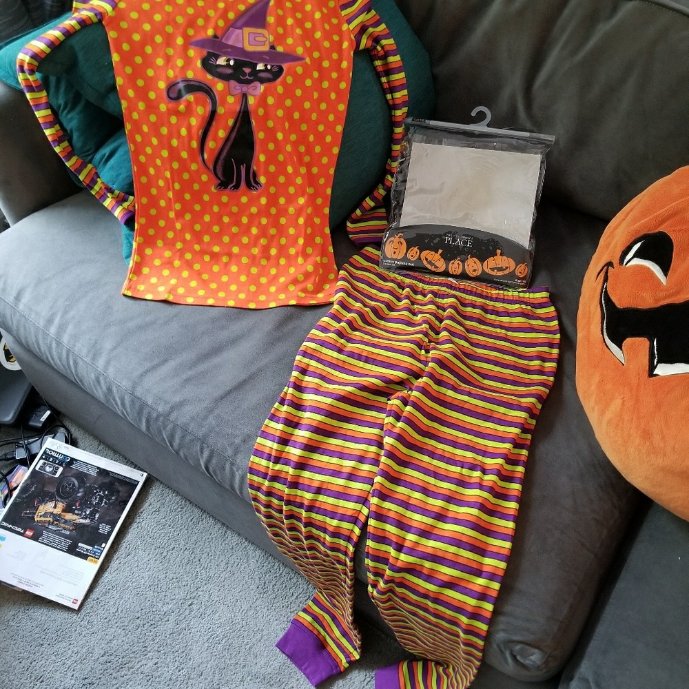 Halloween Girls Pajama Set